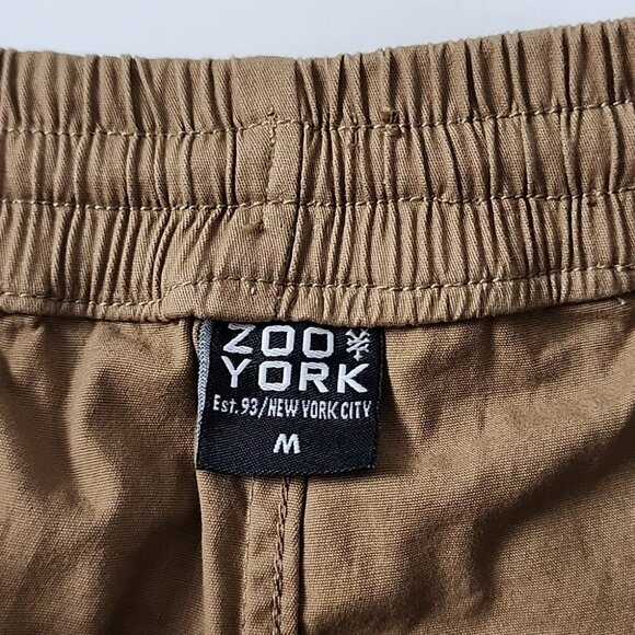 Zoo York Men's Knee Length Cotton Shorts Dark Tan Stretch Size Medium - Picture 7 of 13